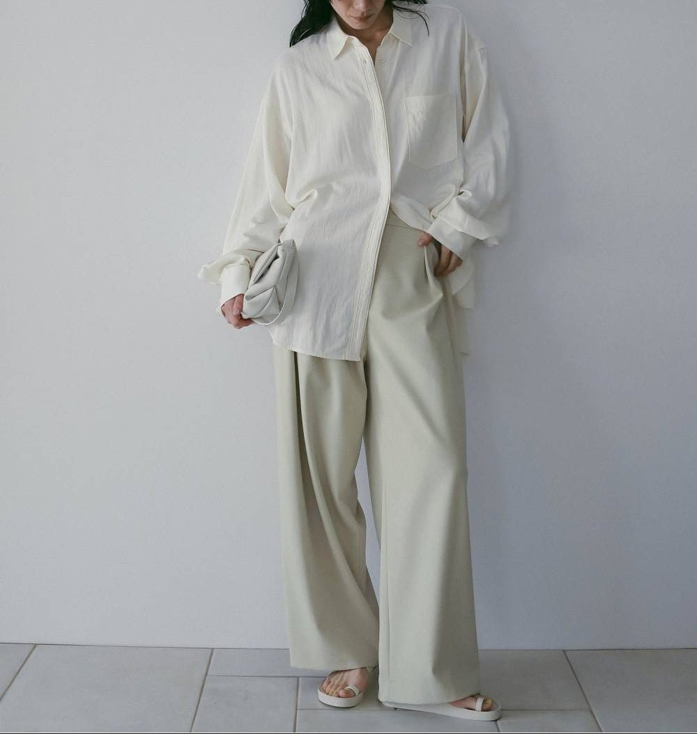 【anuke 26 SPRING / SUMMER】Stitch Over Shirts - Champdelarose