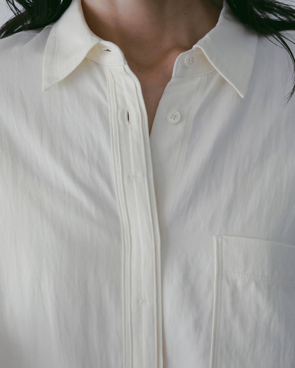 【anuke 26 SPRING / SUMMER】Stitch Over Shirts - Champdelarose