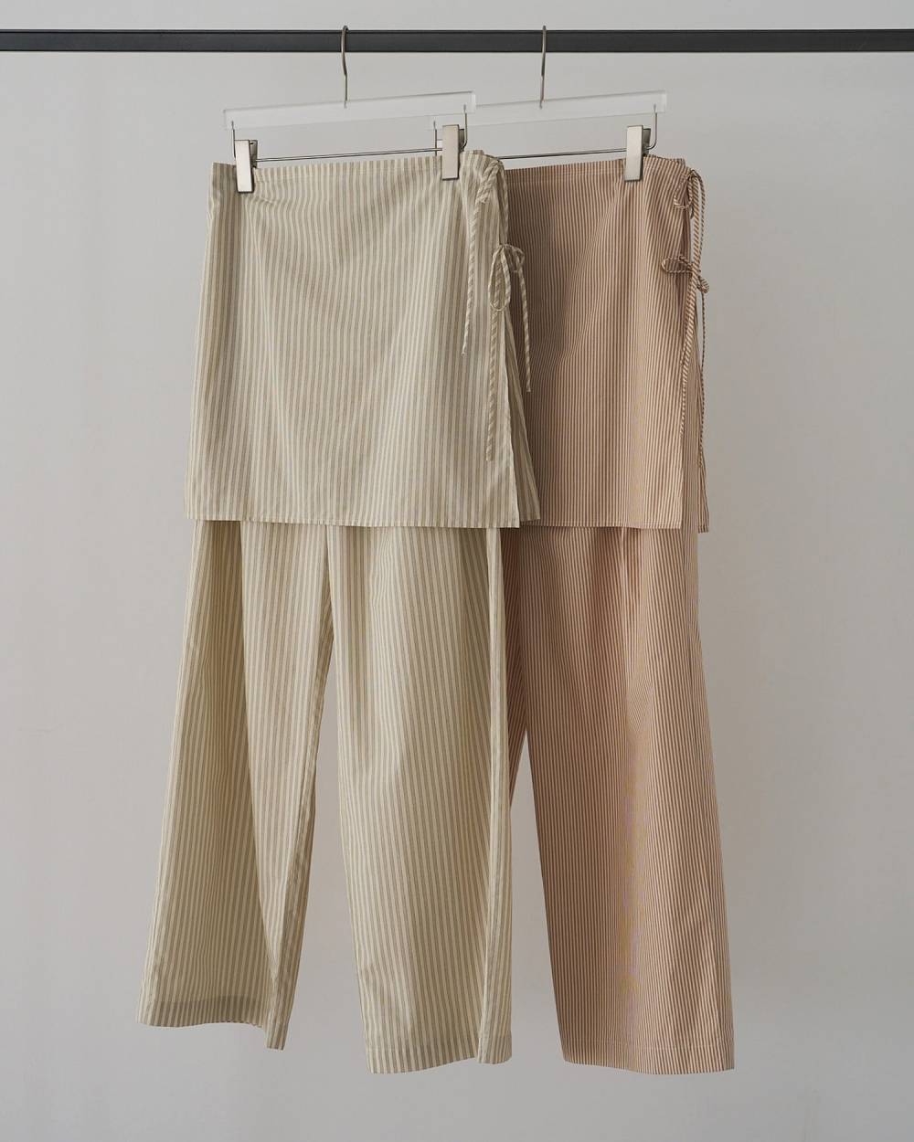【anuke 26 SPRING / SUMMER】Stripe Layered Pants - Champdelarose