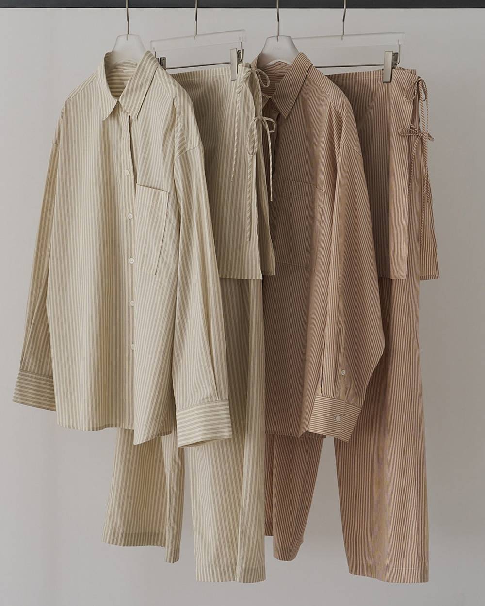 【anuke 26 SPRING / SUMMER】Stripe Layered Pants - Champdelarose