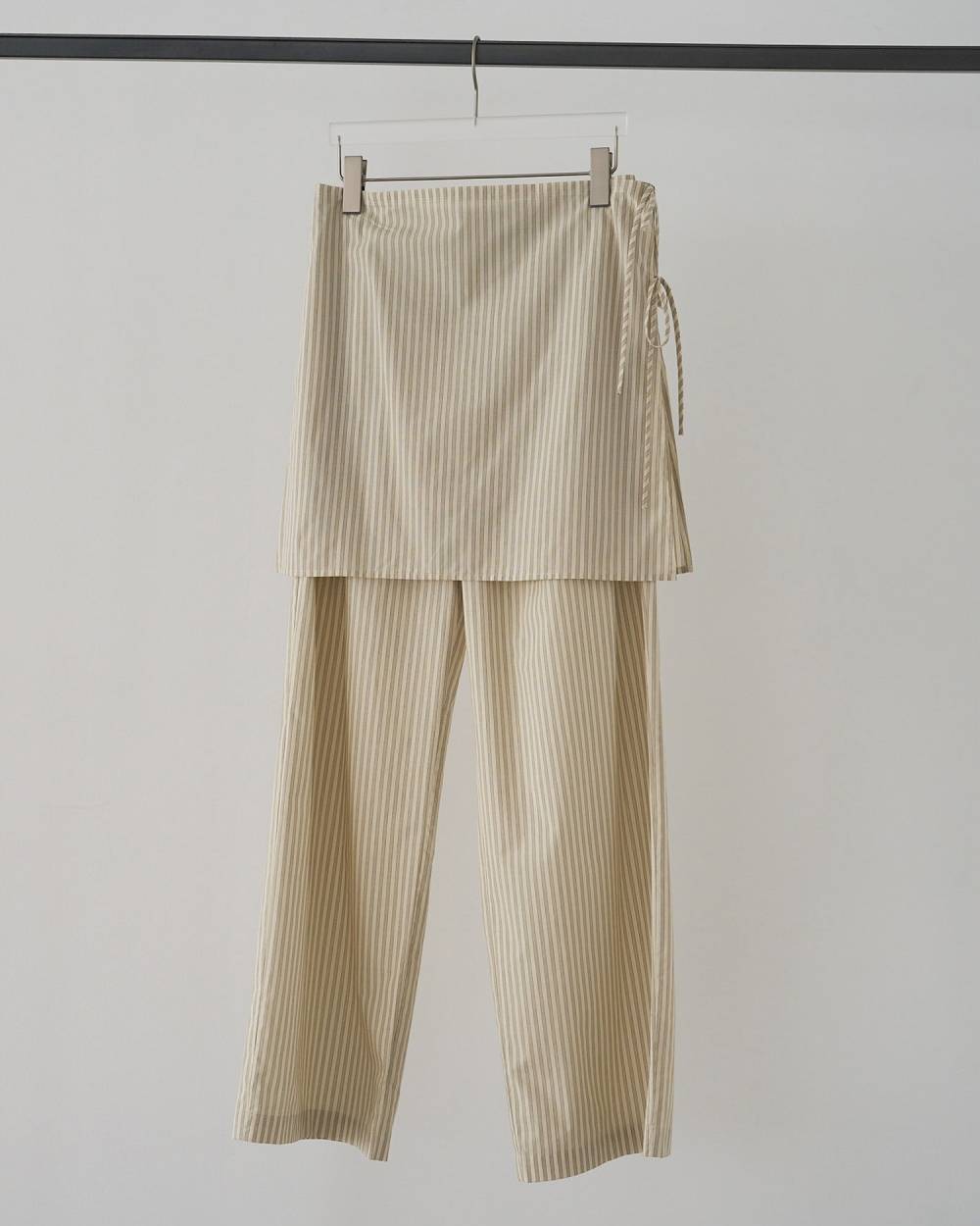 【anuke 26 SPRING / SUMMER】Stripe Layered Pants - Champdelarose