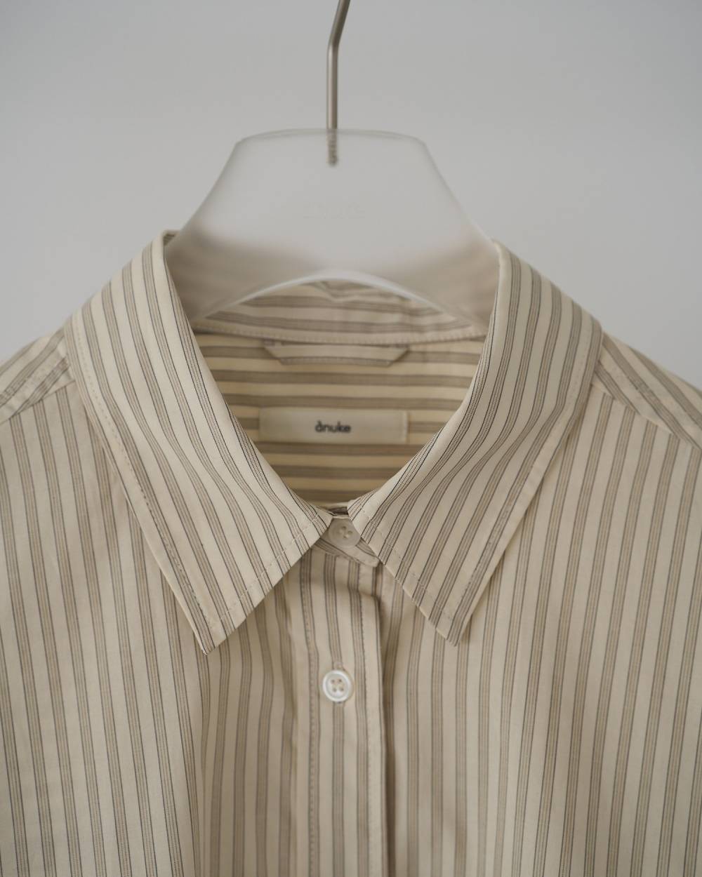 【anuke 26 SPRING / SUMMER】Stripe Over Shirts - Champdelarose