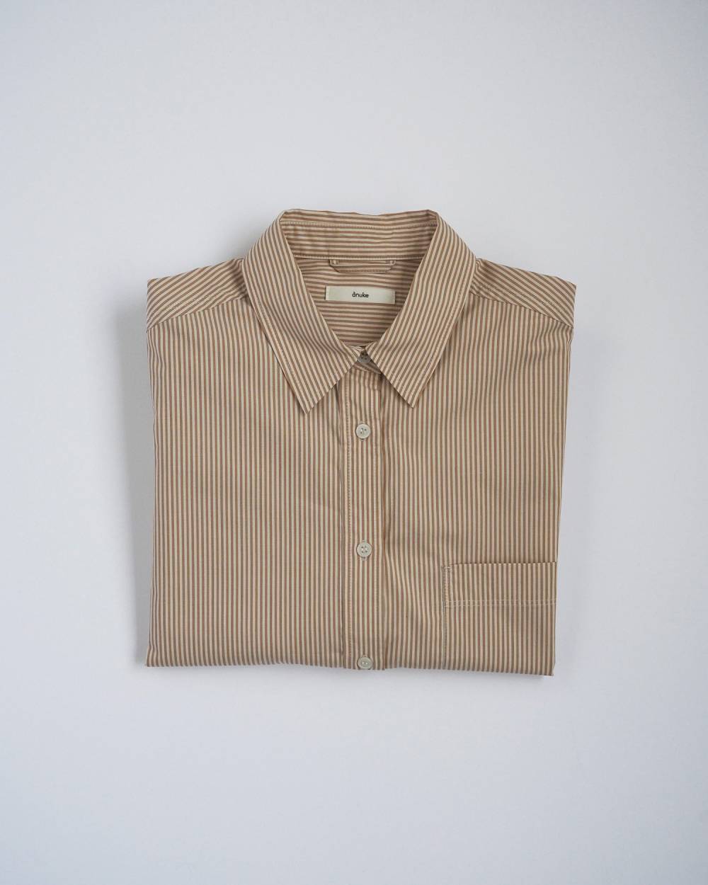 【anuke 26 SPRING / SUMMER】Stripe Over Shirts - Champdelarose