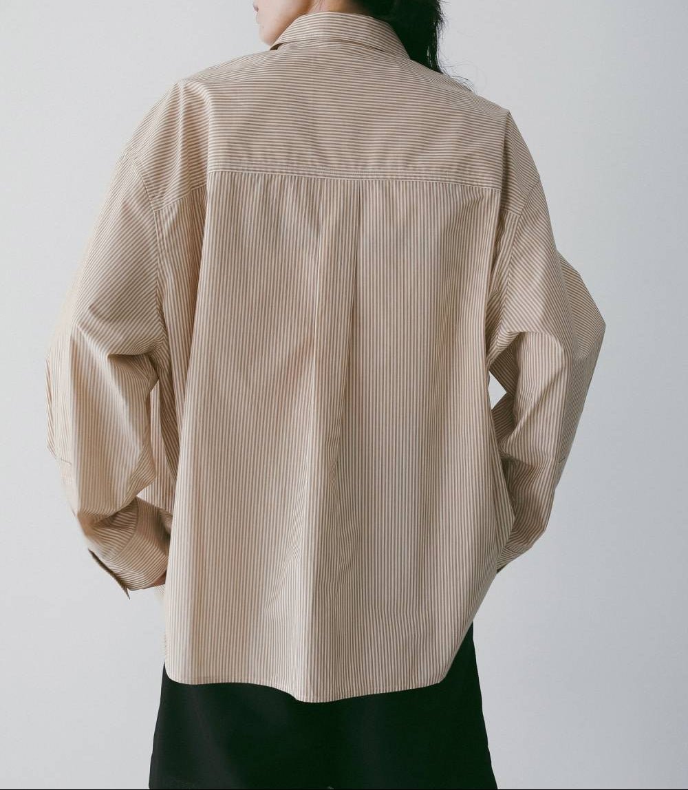 【anuke 26 SPRING / SUMMER】Stripe Over Shirts - Champdelarose