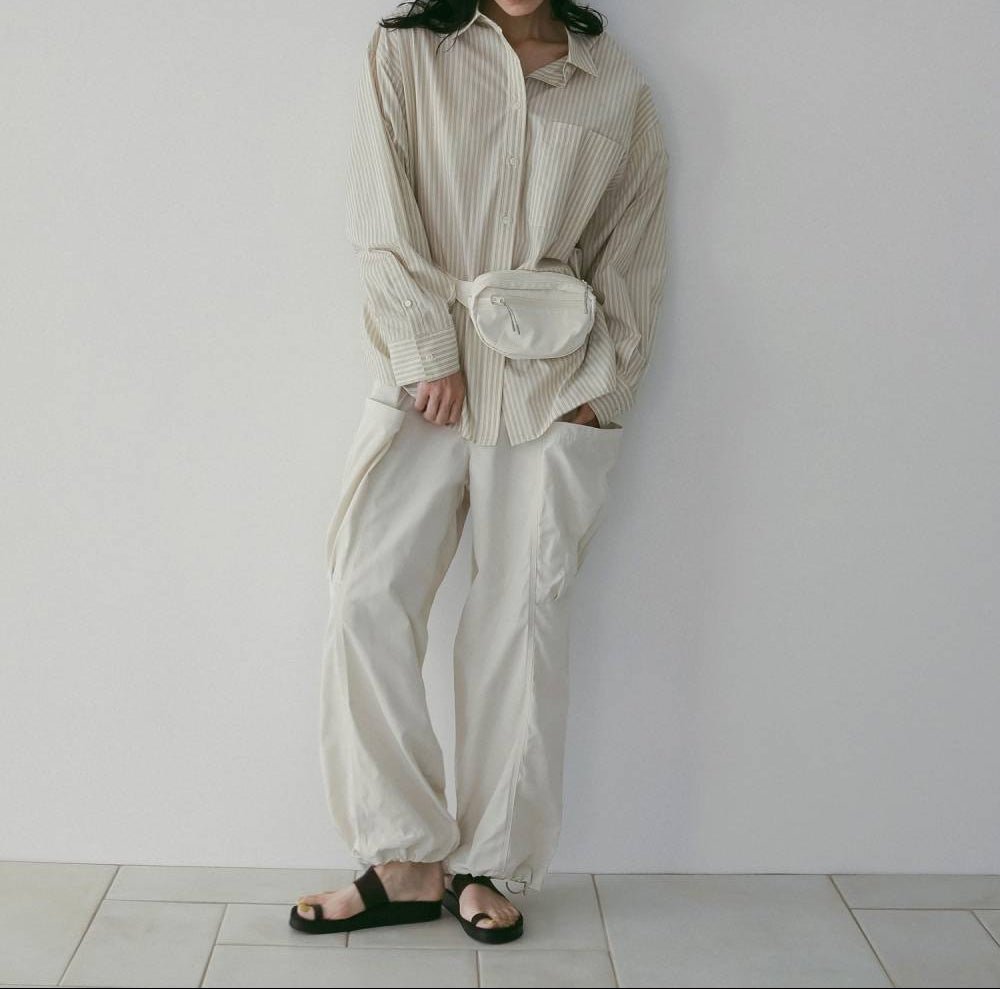 【anuke 26 SPRING / SUMMER】Stripe Over Shirts - Champdelarose