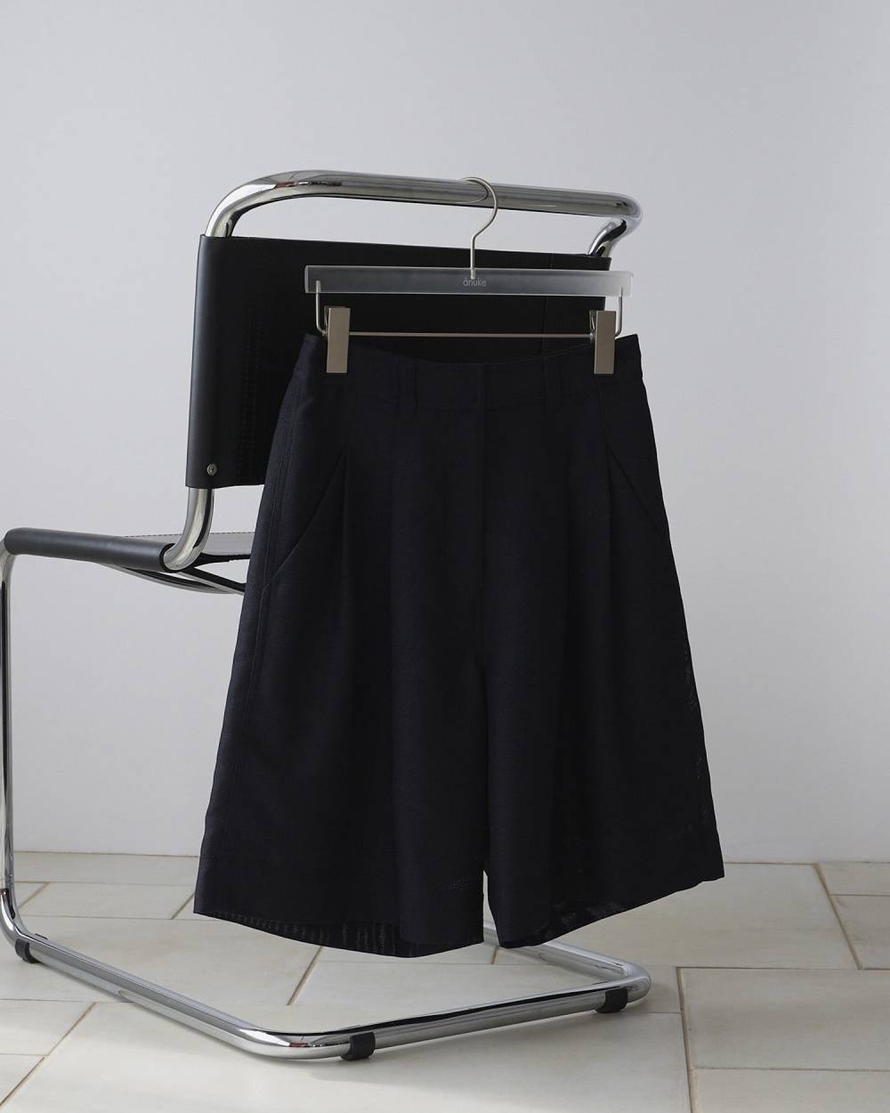 【anuke 26 SPRING / SUMMER】Tuck Half Pants - Champdelarose