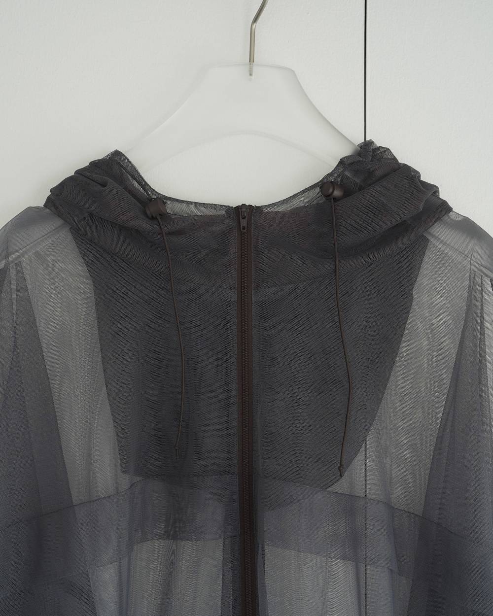 【anuke 26 SPRING / SUMMER】Tulle Zip Blouzon - Champdelarose