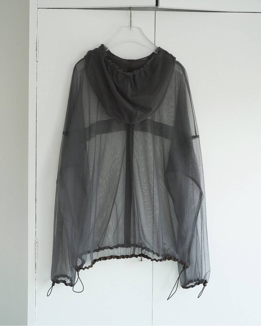 【anuke 26 SPRING / SUMMER】Tulle Zip Blouzon - Champdelarose