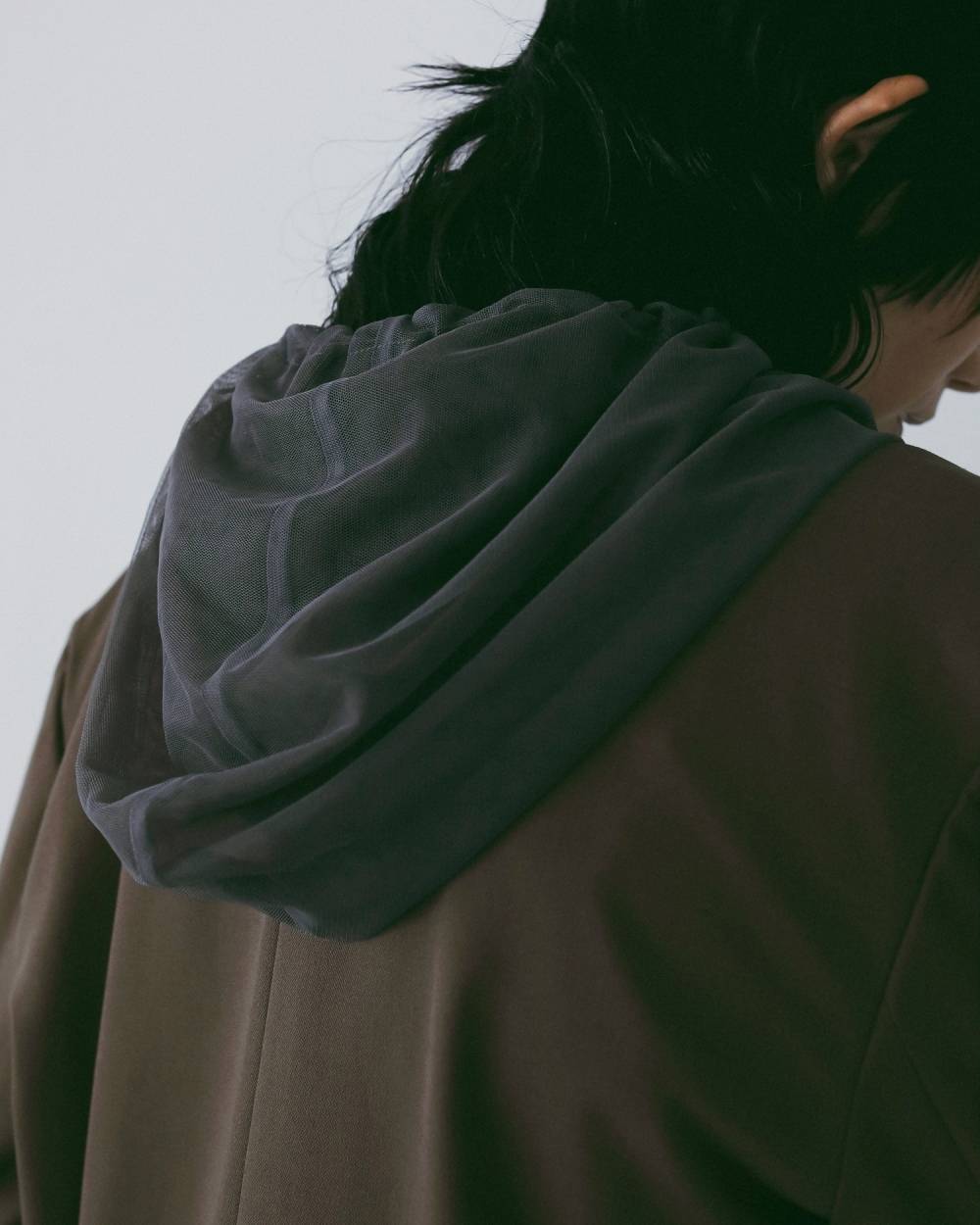 【anuke 26 SPRING / SUMMER】Tulle Zip Blouzon - Champdelarose