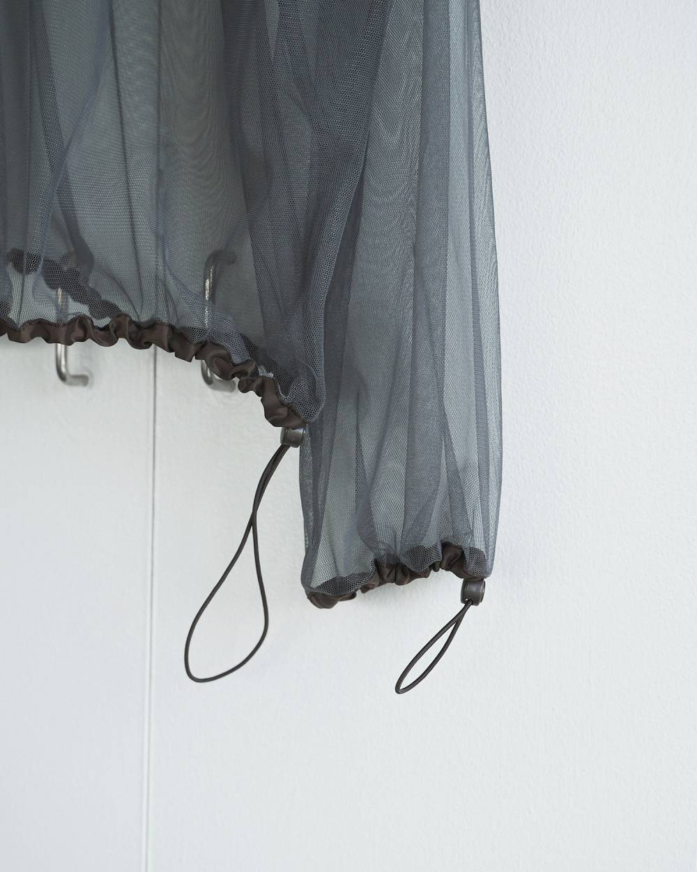 【anuke 26 SPRING / SUMMER】Tulle Zip Blouzon - Champdelarose