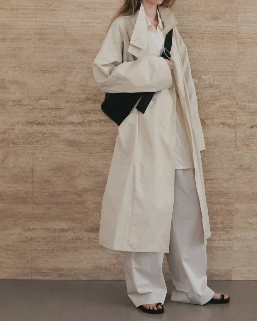 【anuke 26 SPRING / SUMMER】Twill Loose Pants - Champdelarose