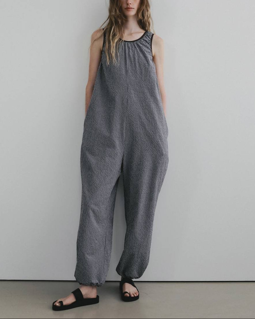 【anuke 26 SPRING / SUMMER】Uneck Check Combinaison - Champdelarose