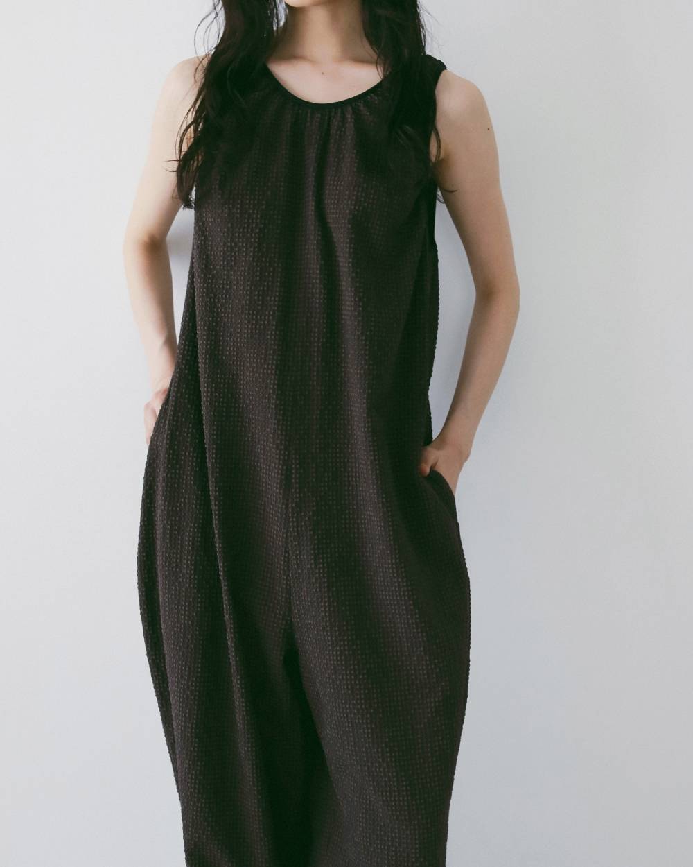 【anuke 26 SPRING / SUMMER】Uneck Check Combinaison - Champdelarose