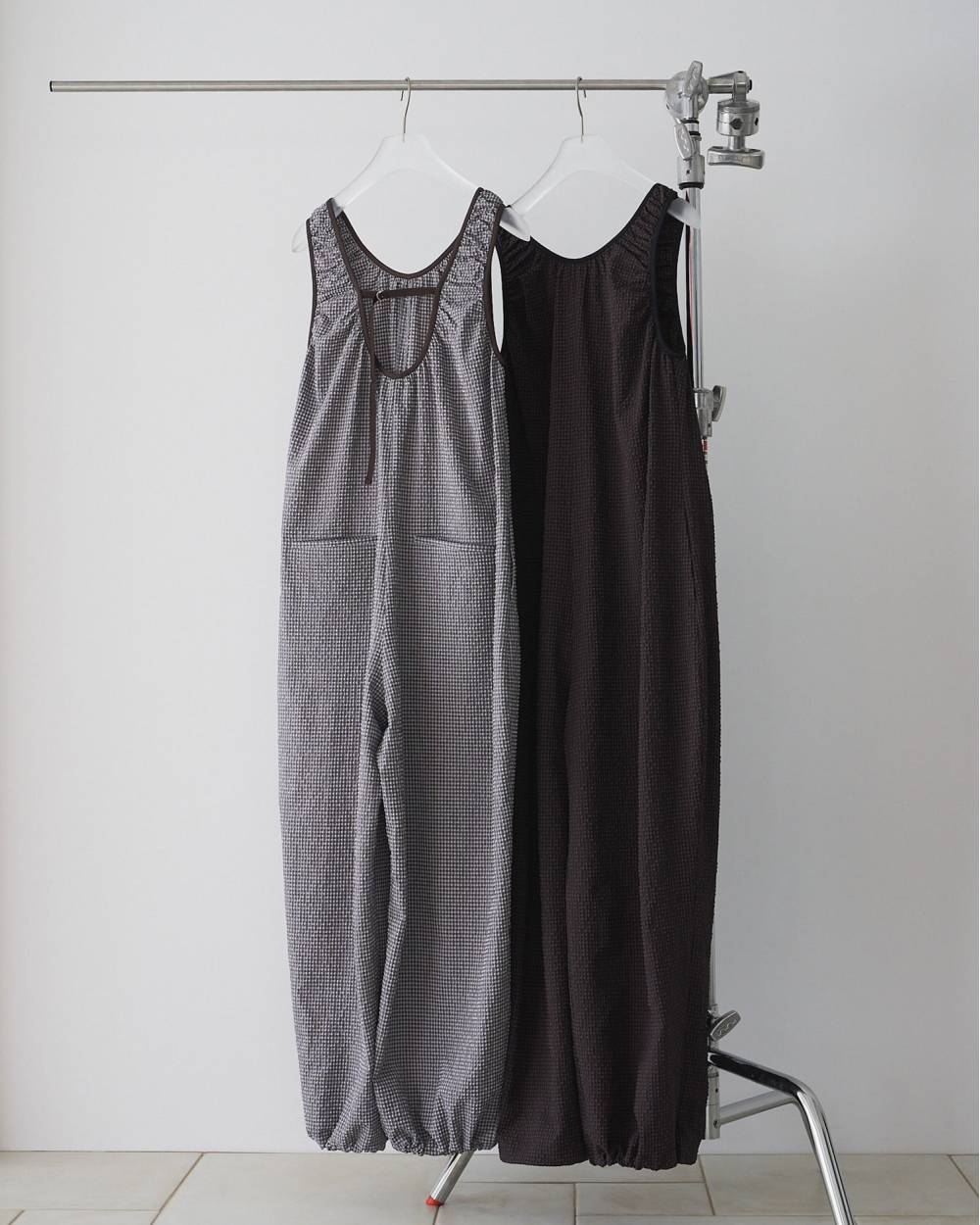 【anuke 26 SPRING / SUMMER】Uneck Check Combinaison - Champdelarose