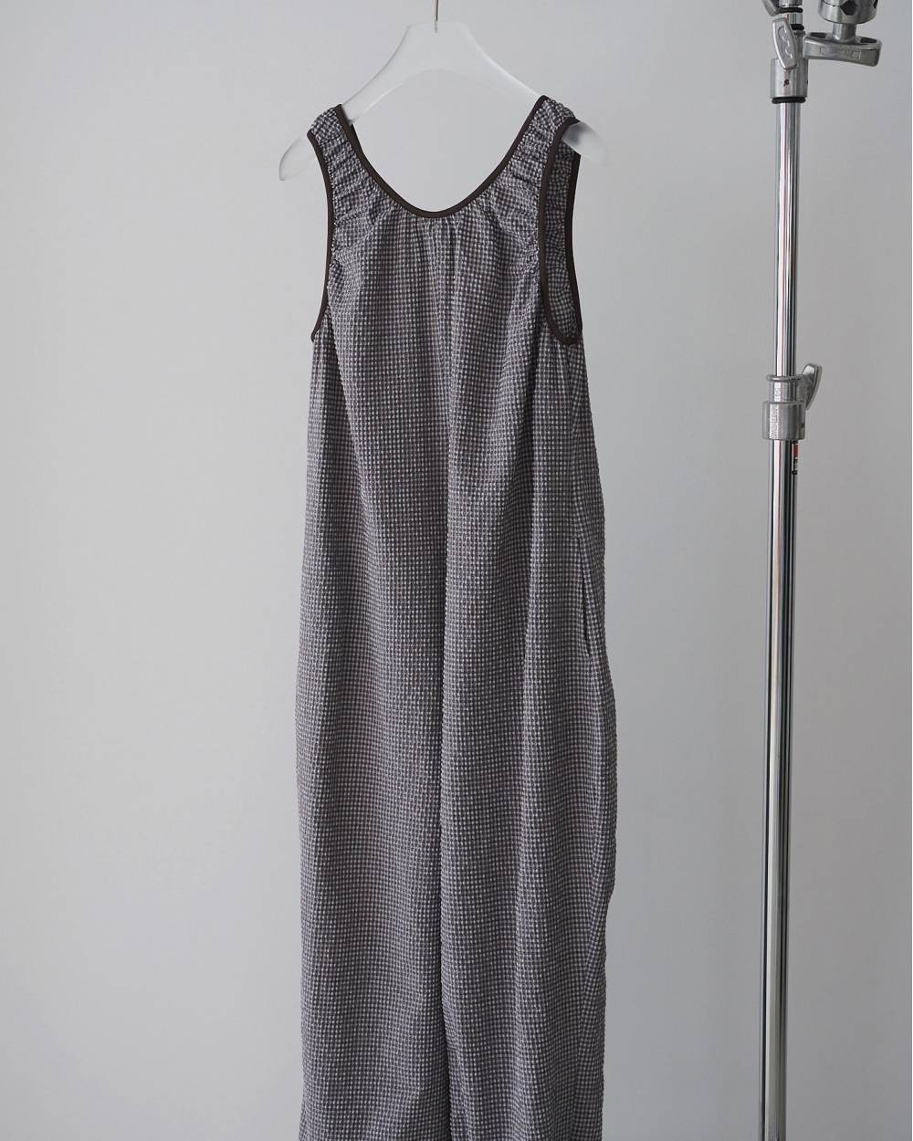 【anuke 26 SPRING / SUMMER】Uneck Check Combinaison - Champdelarose