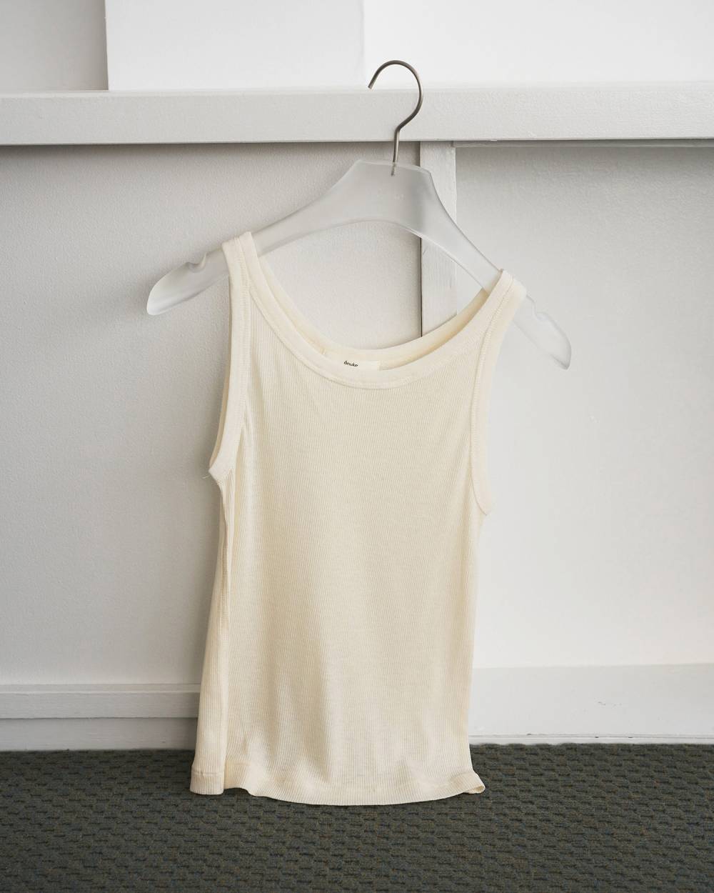 【anuke 26 SPRING / SUMMER】Wool Rib Tanktop - Champdelarose