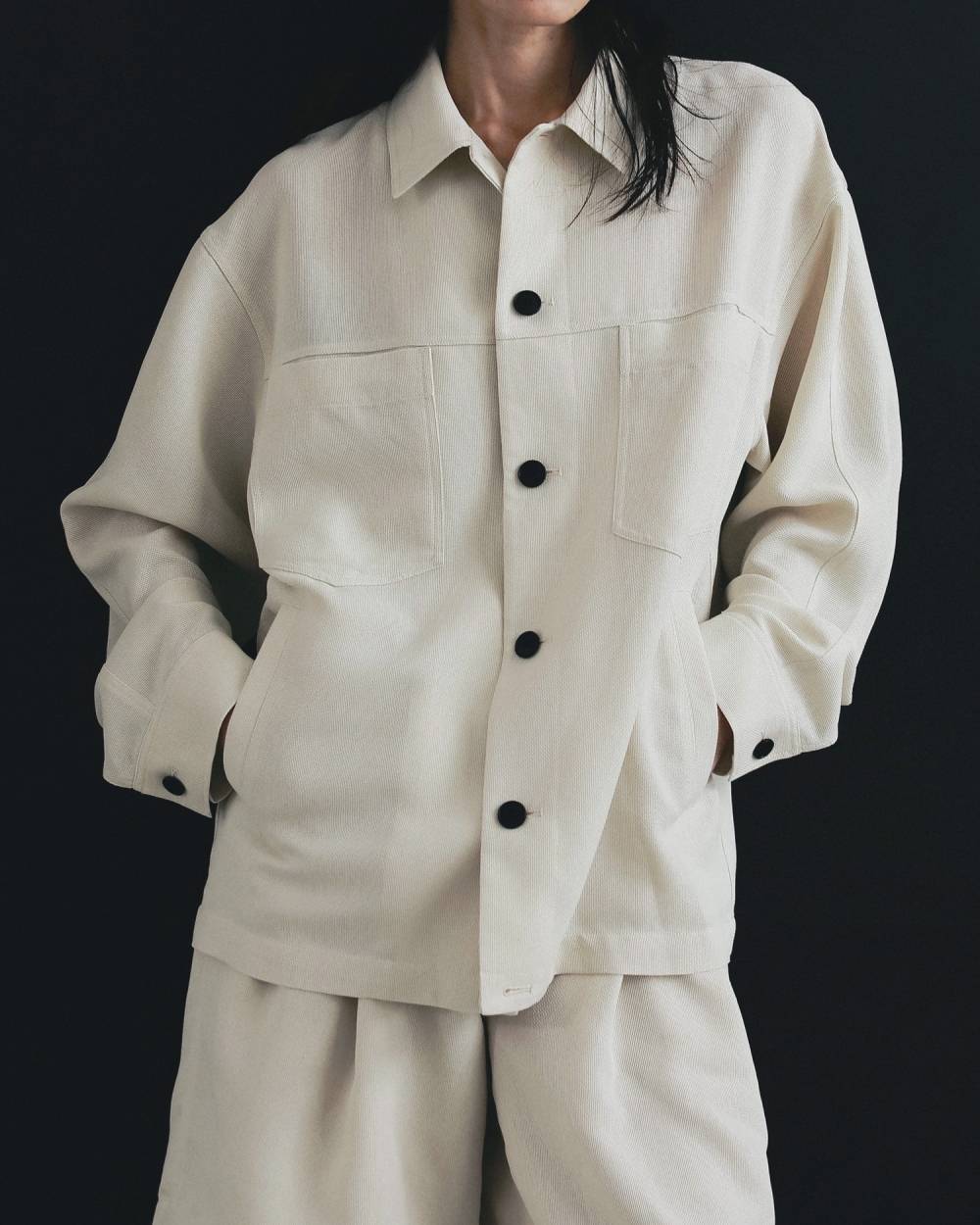 【anuke 26 SPRING / SUMMER】Work Pocket Shirts - Champdelarose