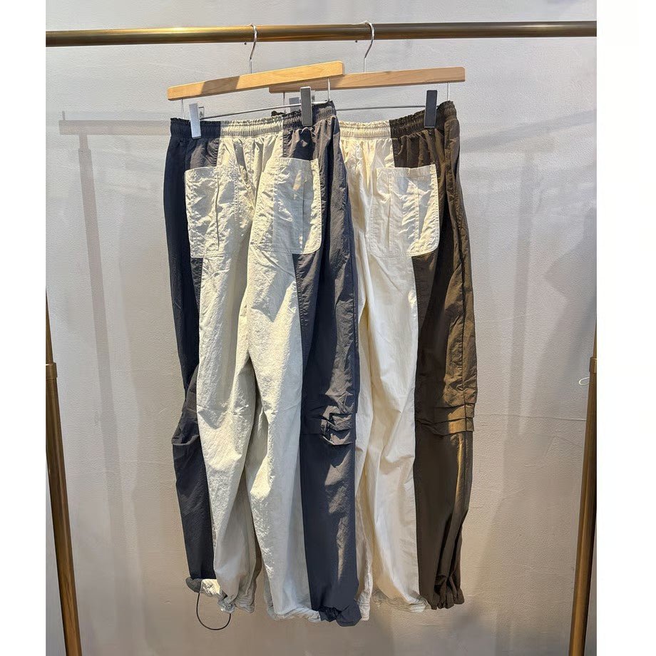 【anuke】Bicolor Parachuta Pants - Champdelarose