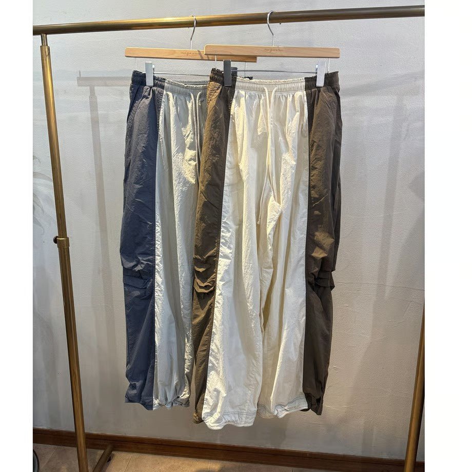 【anuke】Bicolor Parachuta Pants - Champdelarose