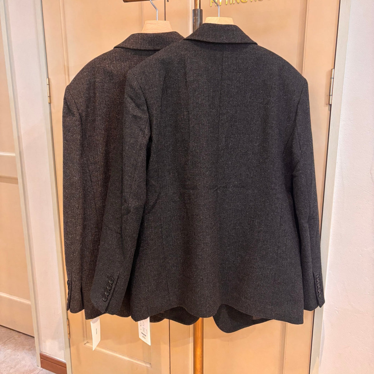 【anuke】Herringbone Wool Jacket - Champdelarose