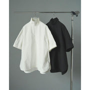 【anuke】Highneck Over Blouse - Champdelarose