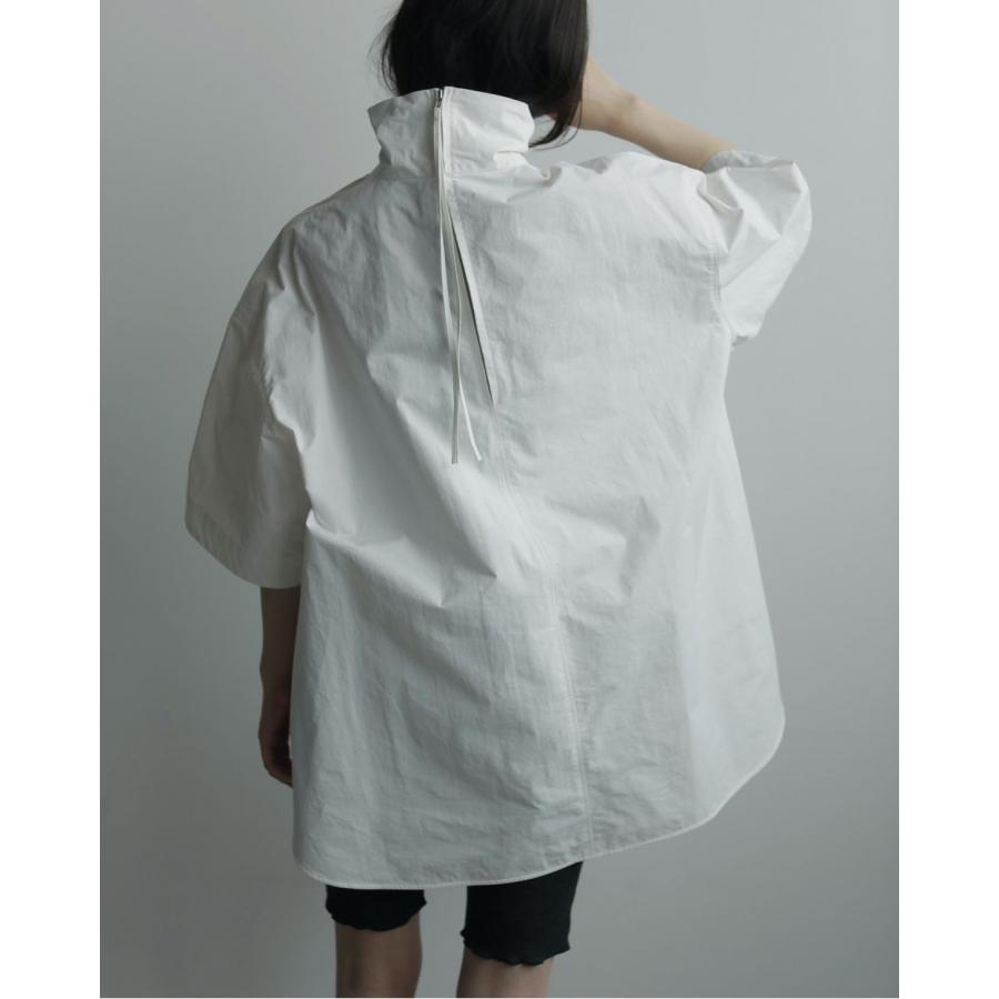 【anuke】Highneck Over Blouse - Champdelarose