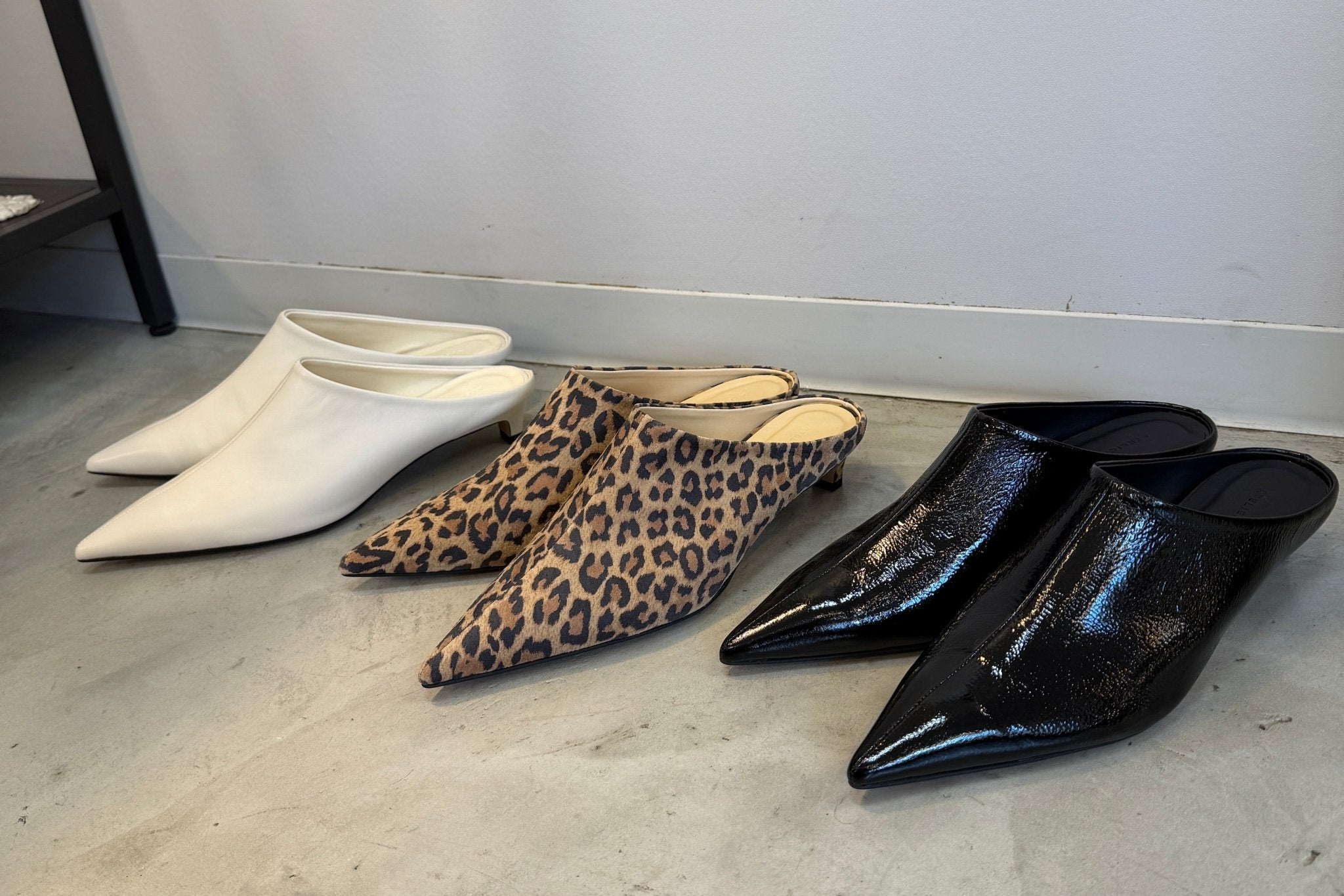 【ATELIER BRUGGE 2026 AW】Pointed toe mules - 2027年2月下旬頃発送 - Champdelarose