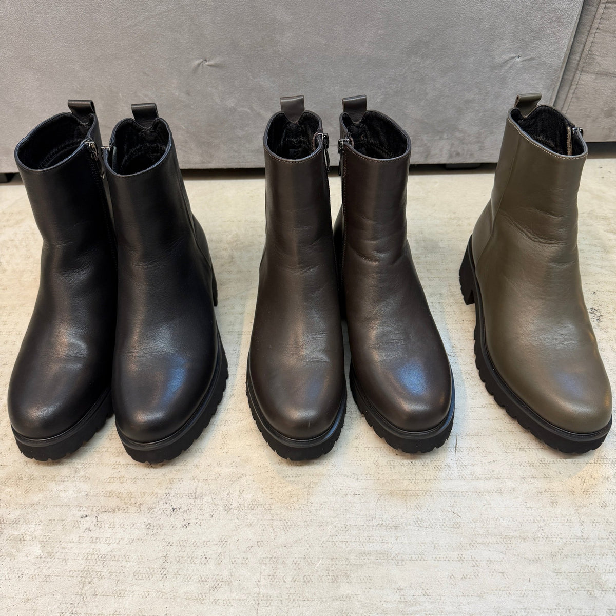 【ATELIER BRUGGE 2026 AW】Side zip track boots - 9月下旬頃発送 - Champdelarose