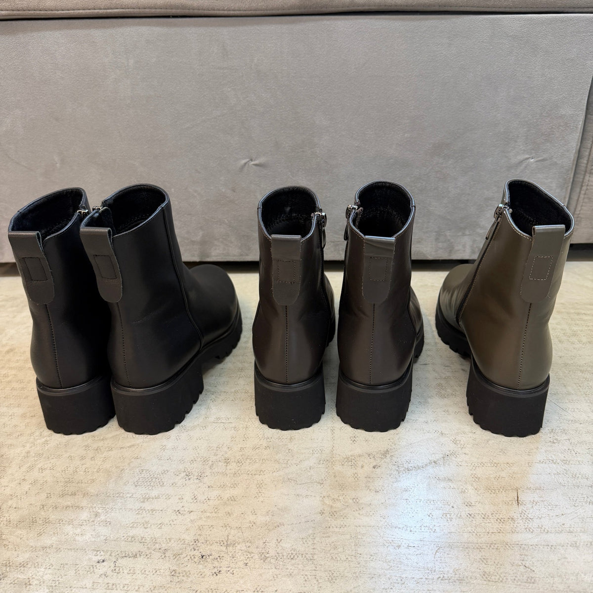 【ATELIER BRUGGE 2026 AW】Side zip track boots - 9月下旬頃発送 - Champdelarose