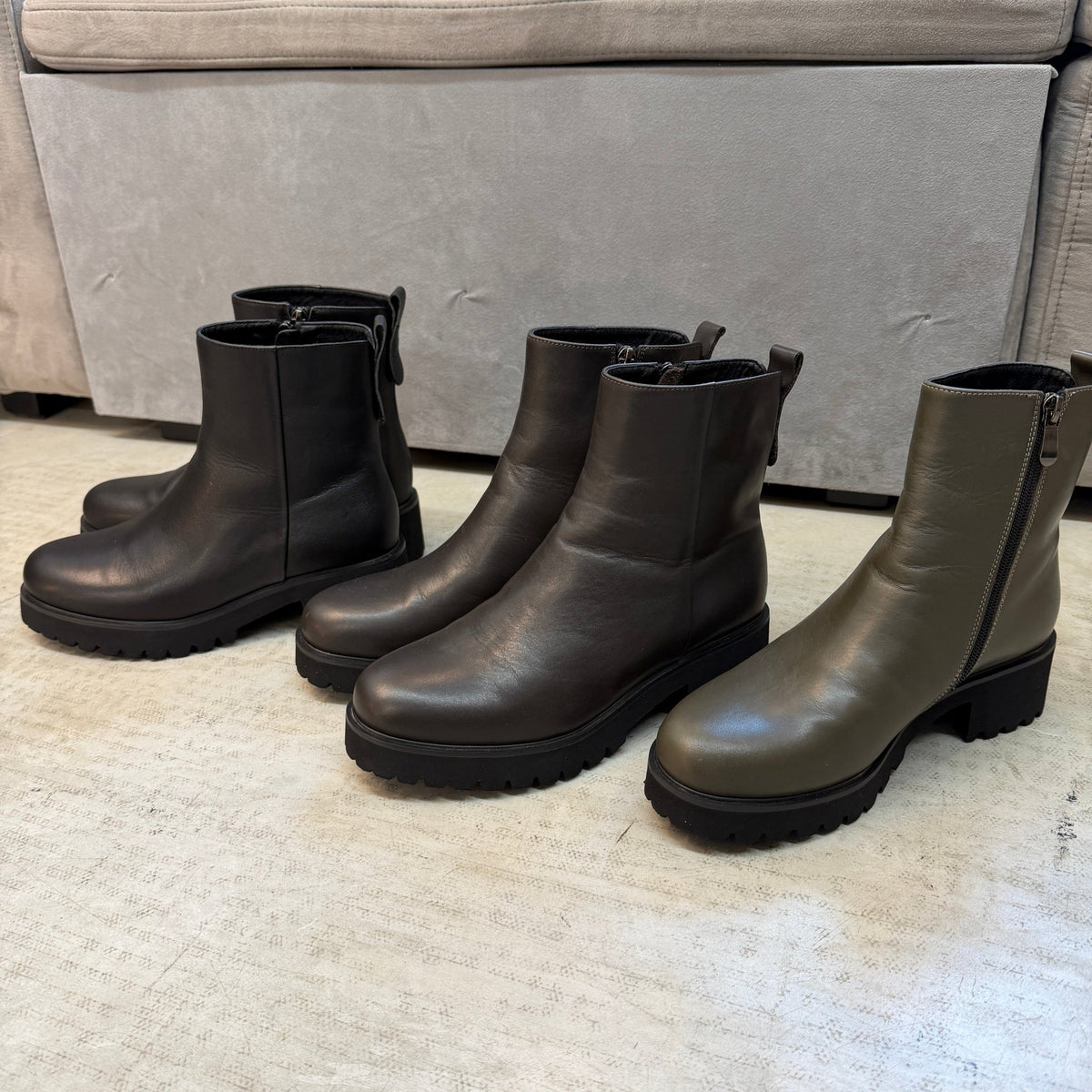【ATELIER BRUGGE 2026 AW】Side zip track boots - 9月下旬頃発送 - Champdelarose