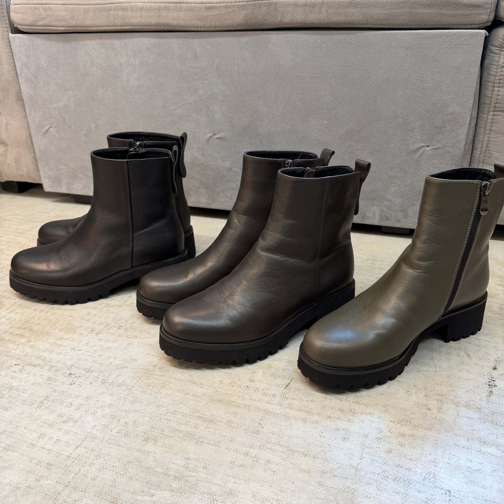 【ATELIER BRUGGE 2026 AW】Side zip track boots - 9月下旬頃発送 - Champdelarose