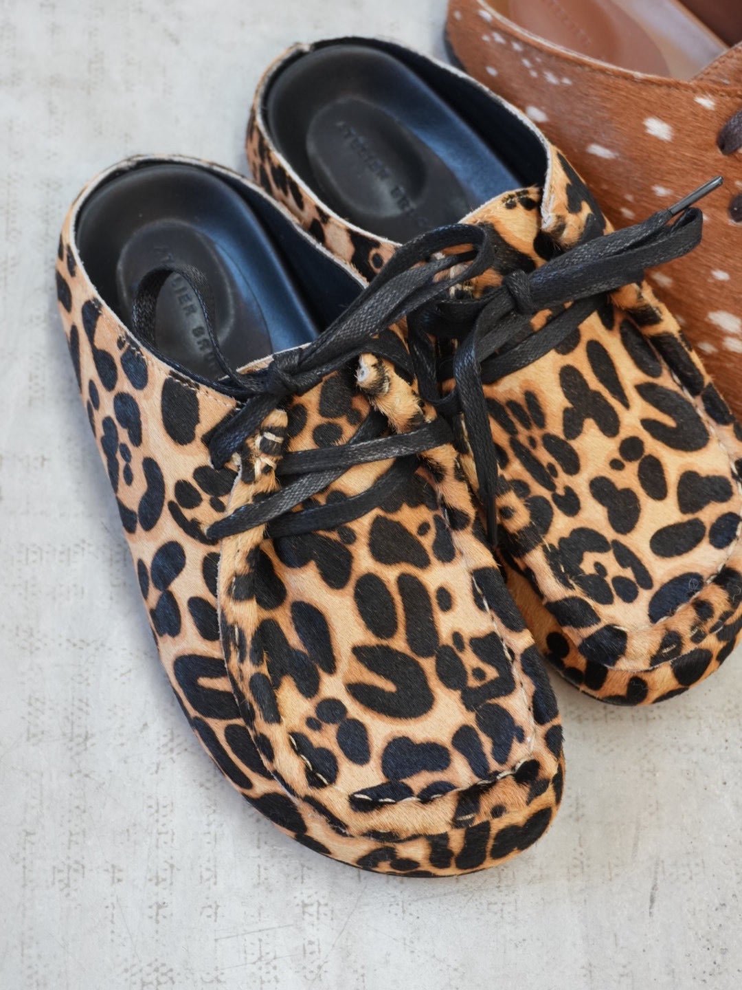 【ATELIER BRUGGE】Oblique moq mules - Champdelarose