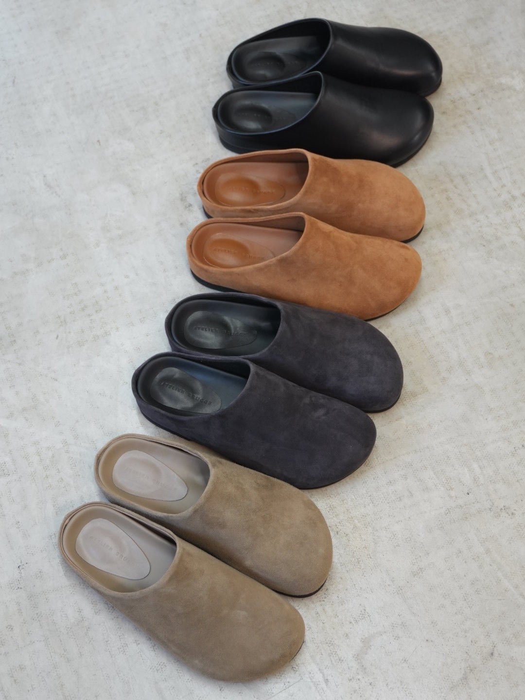 【ATELIER BRUGGE】Suwde sabot - Champdelarose