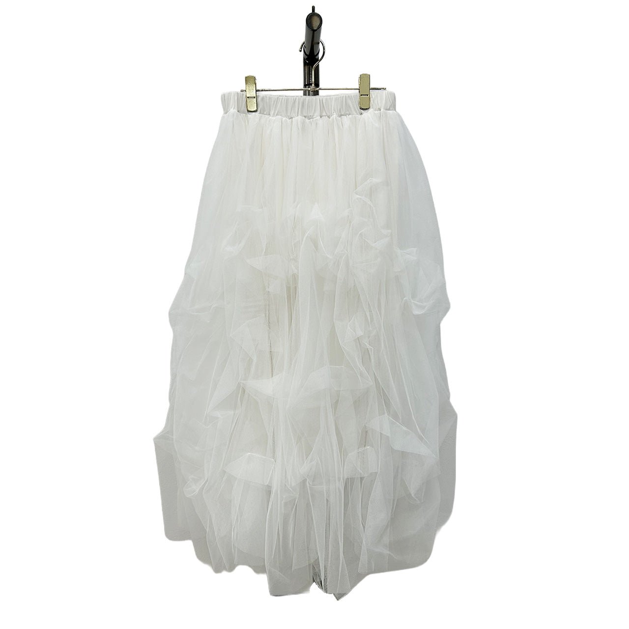数量限定【ayane 2026 AW】タックチュールロングスカート - Champdelarose