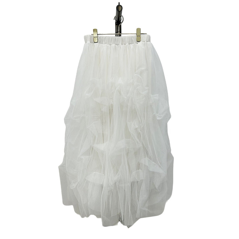 数量限定【ayane 2026 AW】タックチュールロングスカート - Champdelarose