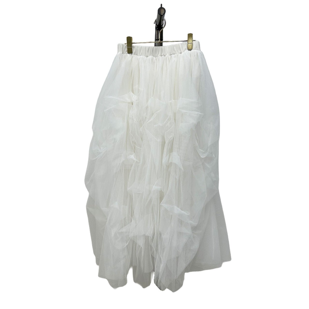 数量限定【ayane 2026 AW】タックチュールロングスカート - Champdelarose