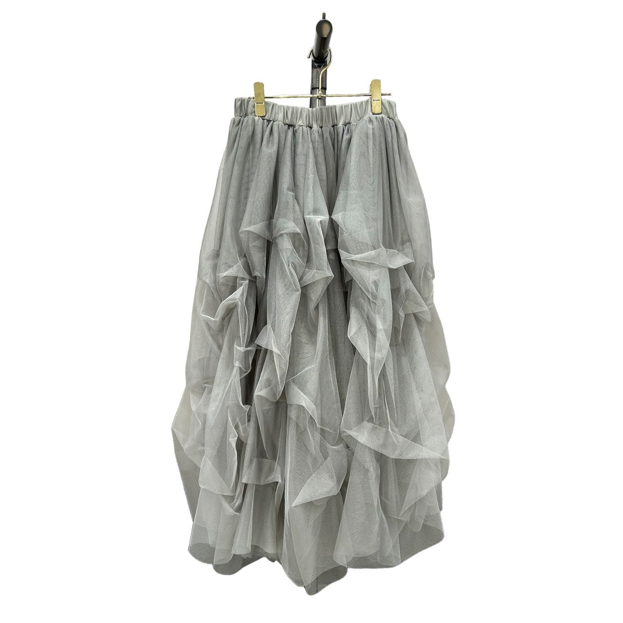 数量限定【ayane 2026 AW】タックチュールロングスカート - Champdelarose