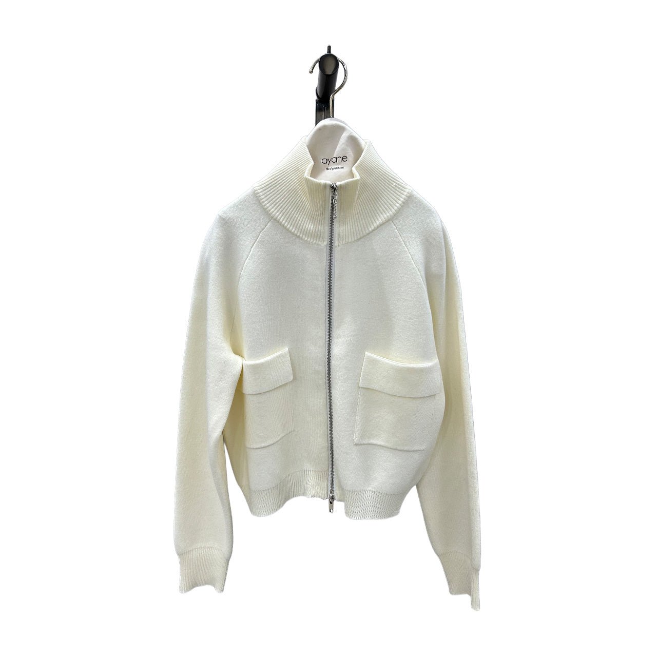 数量限定【ayane 2026 AW】ジップアップニットブルゾン - Champdelarose