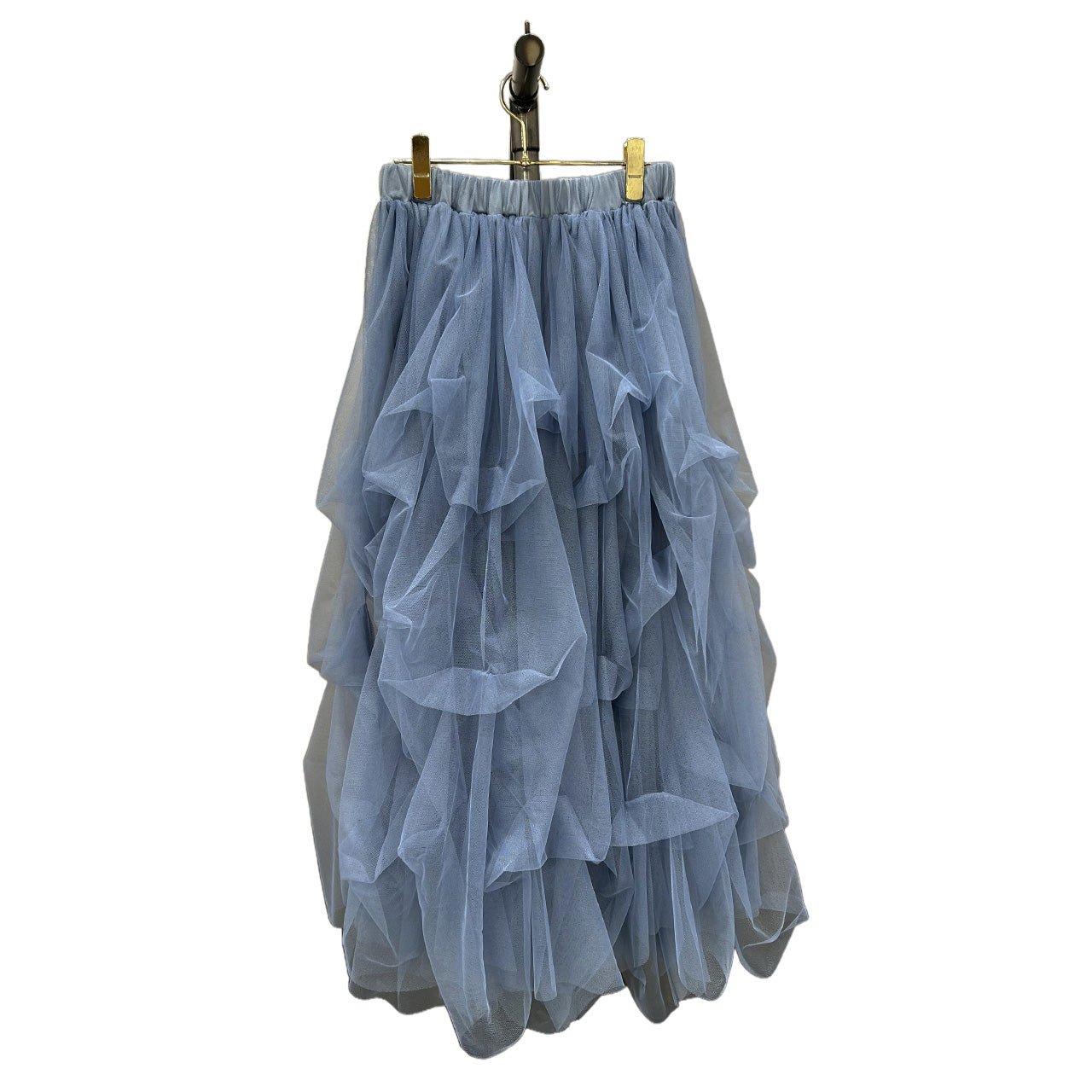 数量限定【ayane 2026 AW】タックチュールロングスカート - Champdelarose