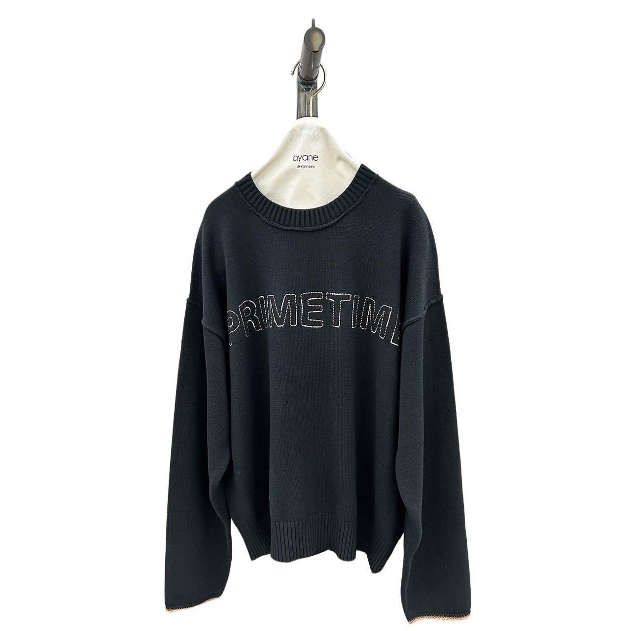 【ayane 2026 AW】ステッチ刺繡ボンディングプルオーバー - Champdelarose