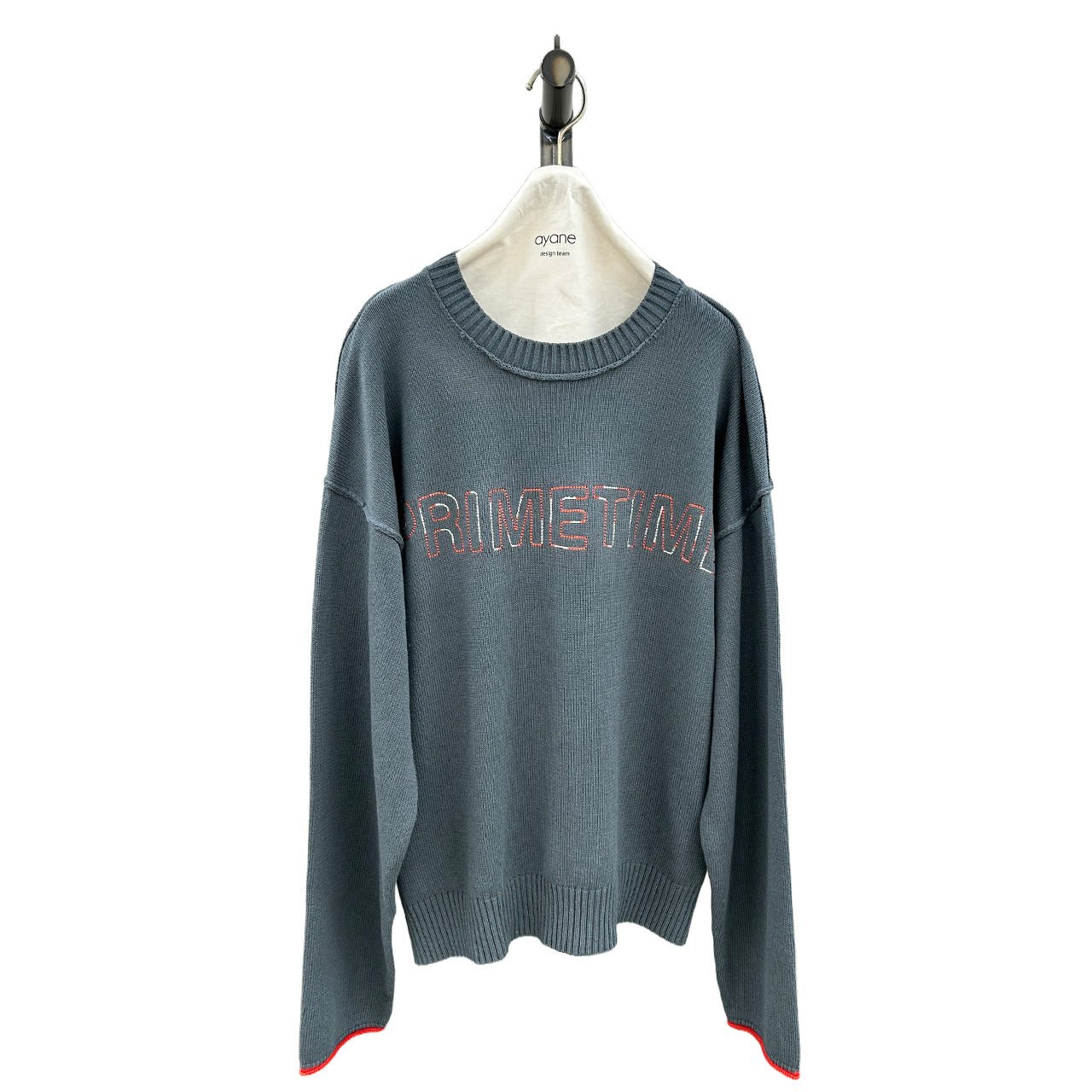 【ayane 2026 AW】ステッチ刺繡ボンディングプルオーバー - Champdelarose