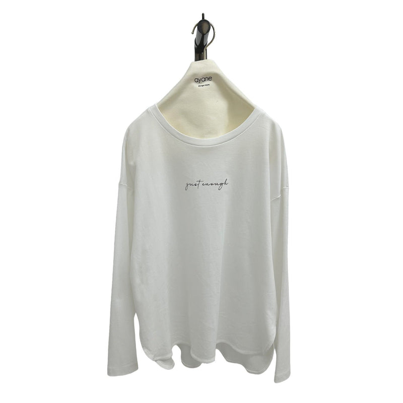 【ayane 2026 AW】シルケットロゴロンT - Champdelarose