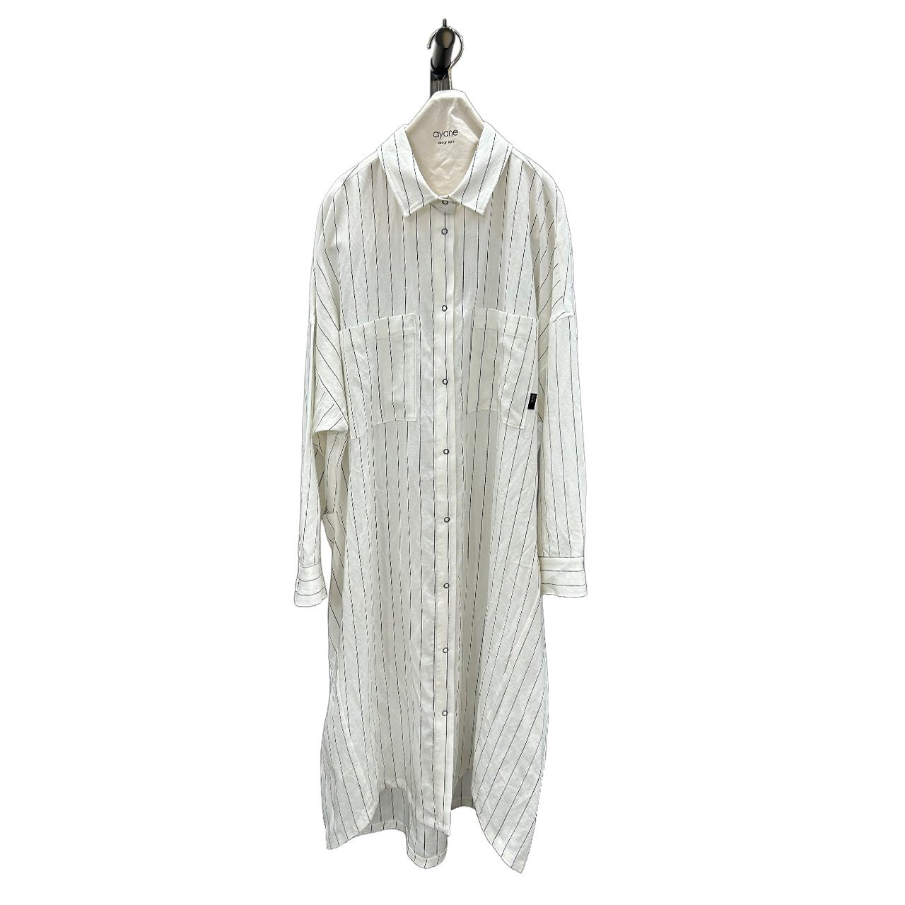 【ayane 2026 MID SUMMER COLLECTION】ピンストライプロングシャツ - Champdelarose