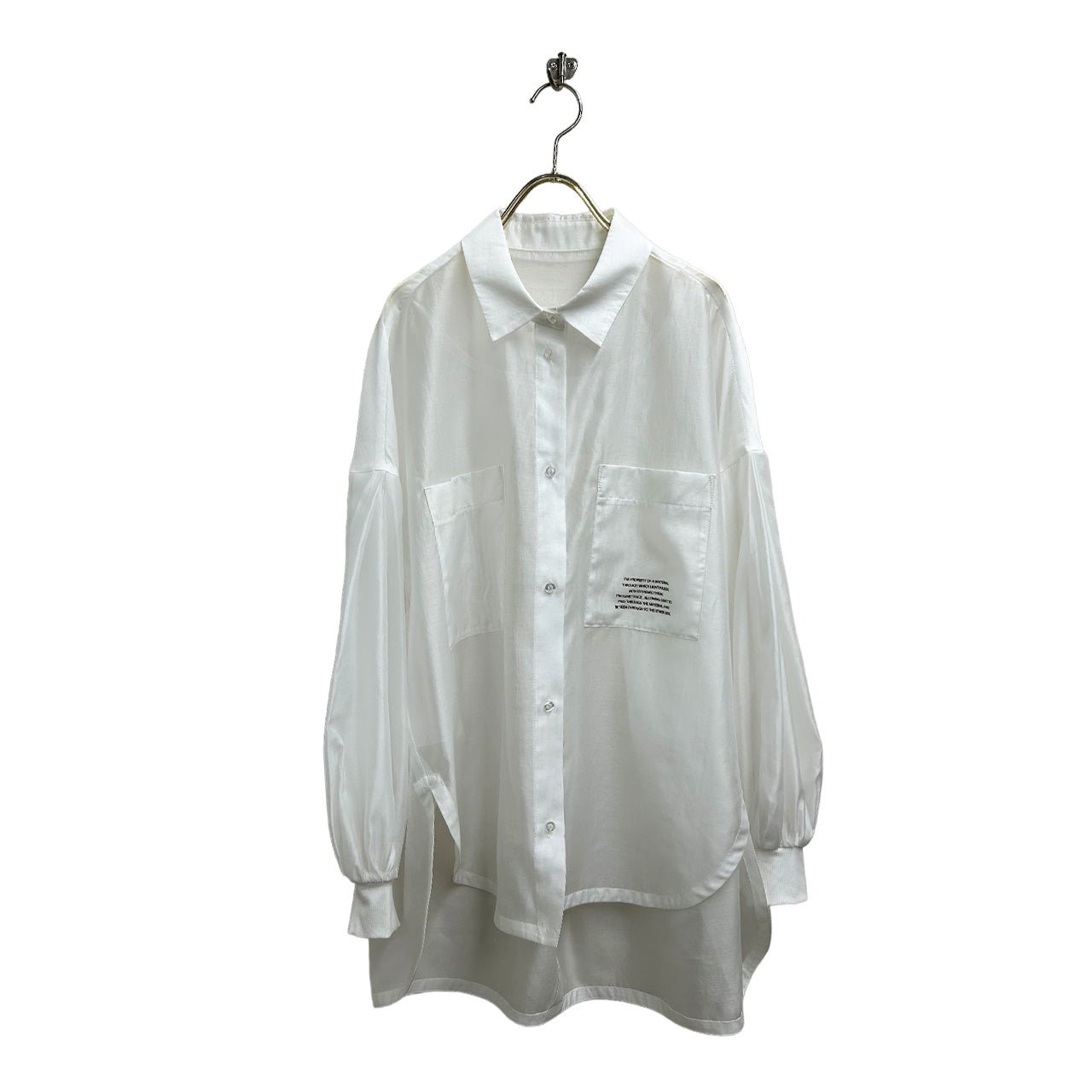 【ayane 2026 MID SUMMER COLLECTION】シアーシャツ - Champdelarose