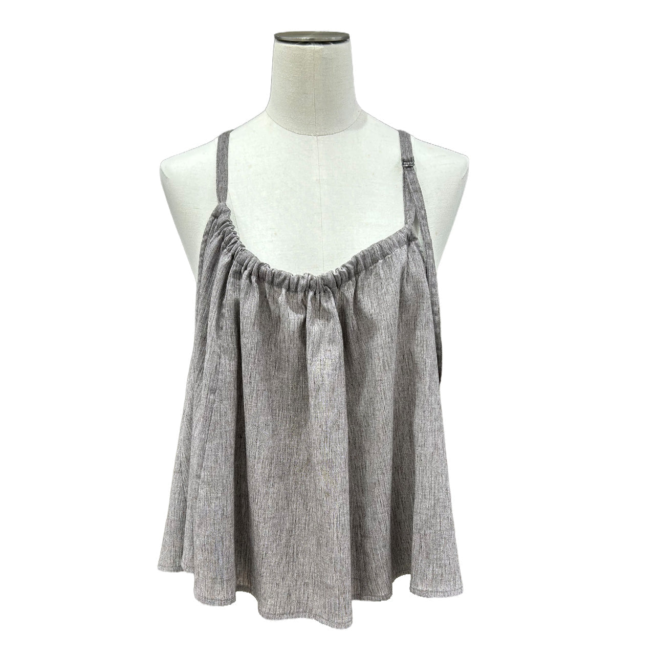 【ayane 2026 MID SUMMER COLLECTION】リネン混スラブフレアビスチェ - Champdelarose
