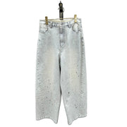 【ayane 2026 MID SUMMER COLLECTION】グレイッシュデニムバレルレッグパンツ - Champdelarose