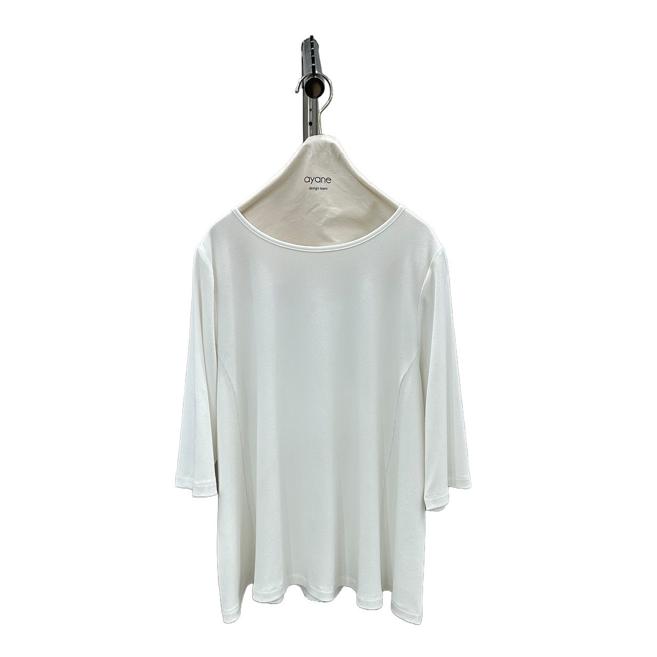 【ayane 2026 MID SUMMER COLLECTION】リブ地5分袖Tシャツ - Champdelarose