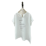 【ayane 2026 MID SUMMER COLLECTION】アシンメトリーストライプTシャツ - Champdelarose