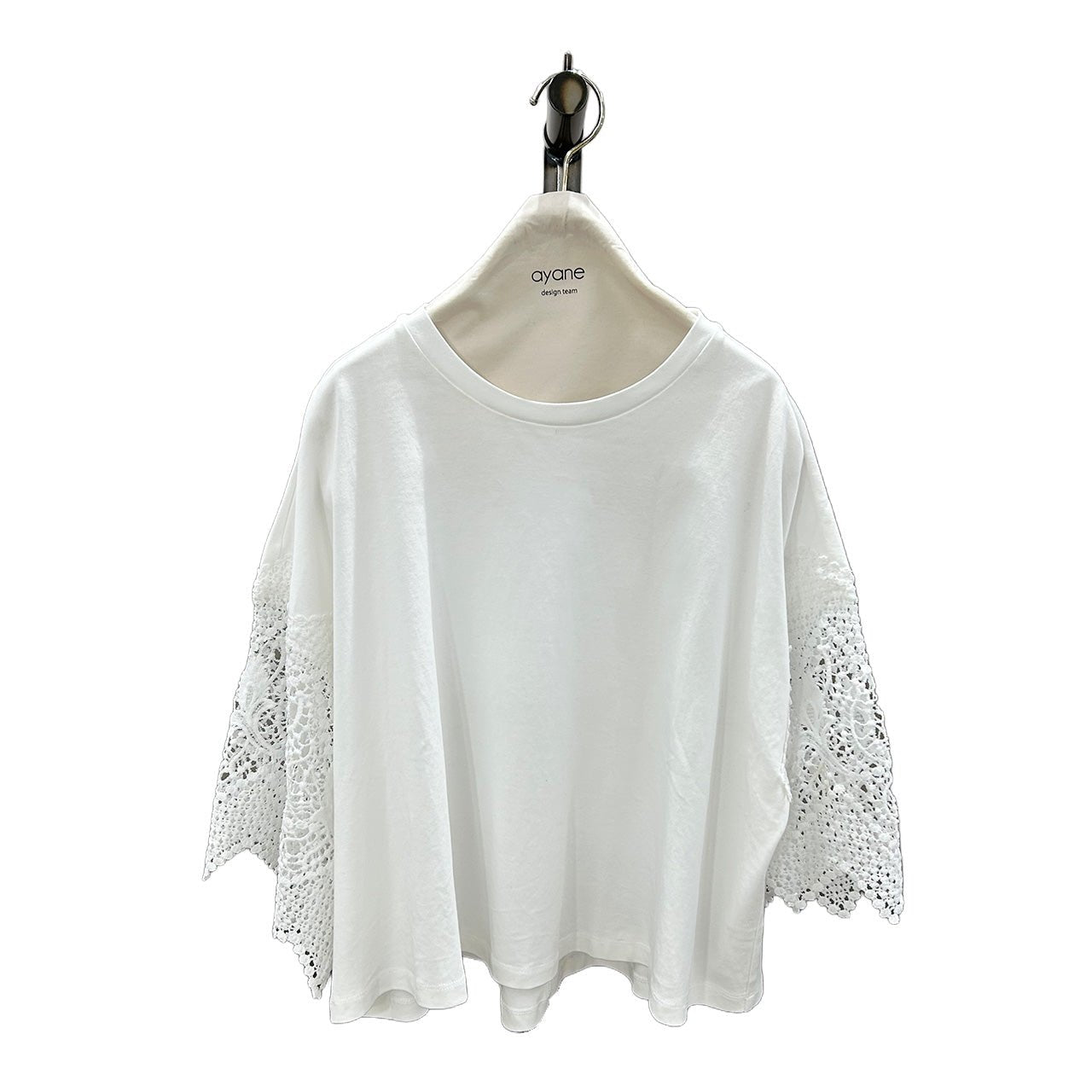 【ayane 2026 MID SUMMER COLLECTION】袖レースTシャツ - Champdelarose