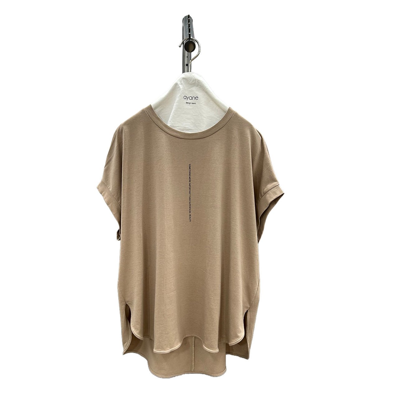 【ayane 2026 MID SUMMER COLLECTION】縦ロゴフレンチTシャツ - Champdelarose